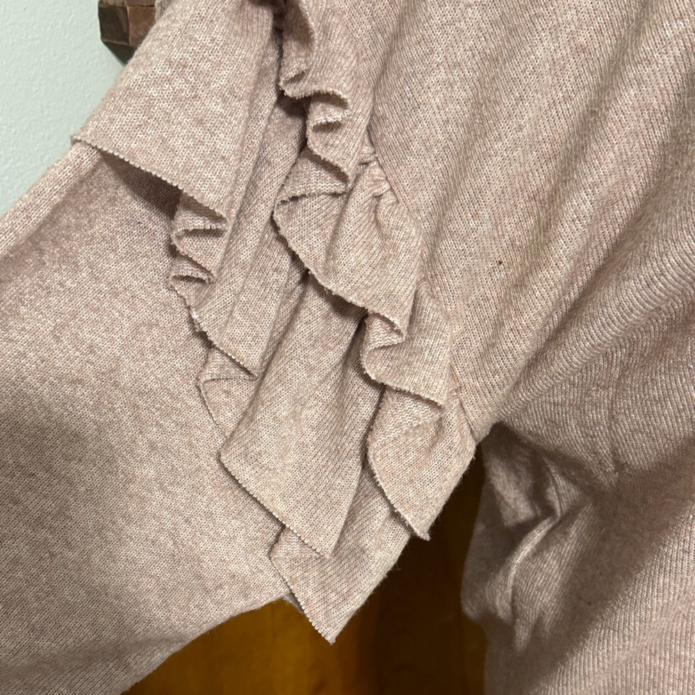 Ruffled Long Sleeve Sweater - Picture 2 of 7